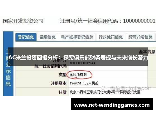 AC米兰投资回报分析：探索俱乐部财务表现与未来增长潜力